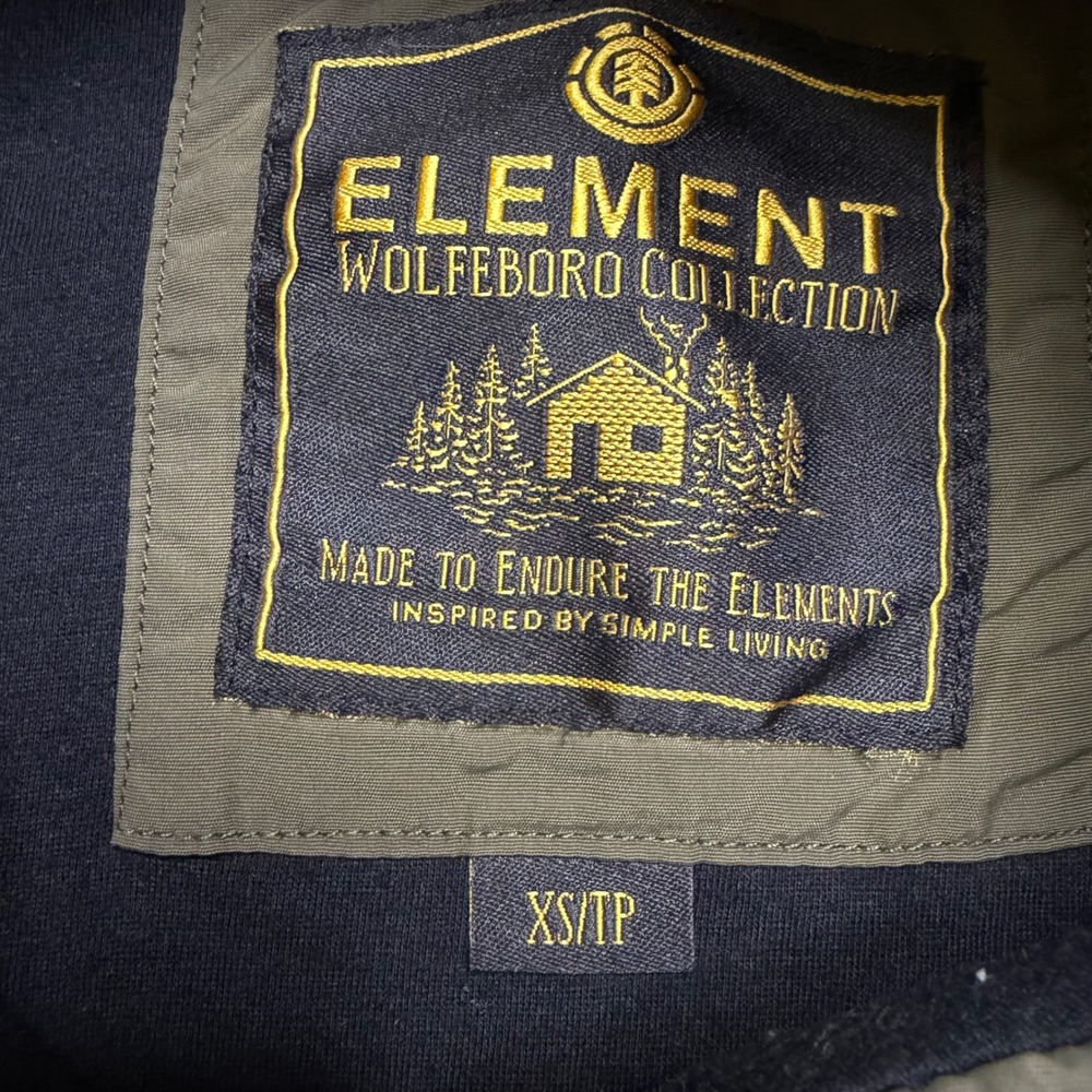 Element Fleece Pullover Women XS Grey Red Aztec Wolfeboro Snap Neck Geometric - Picture 7 of 12